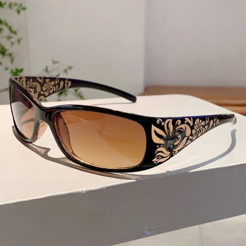 Sunglasses Cat Eye - Fashion Women's Rhinestones Sunglasses Y2K Korean