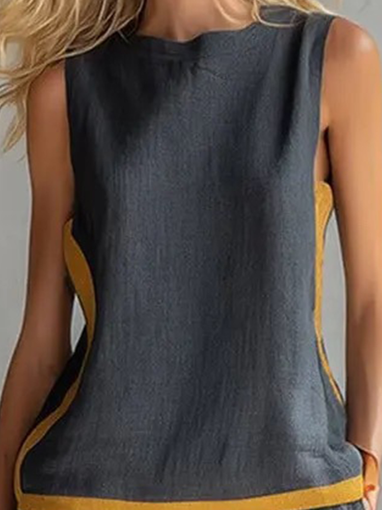 Casual Women's Color Block Two - đánh giá và giá Linen Pant Wide