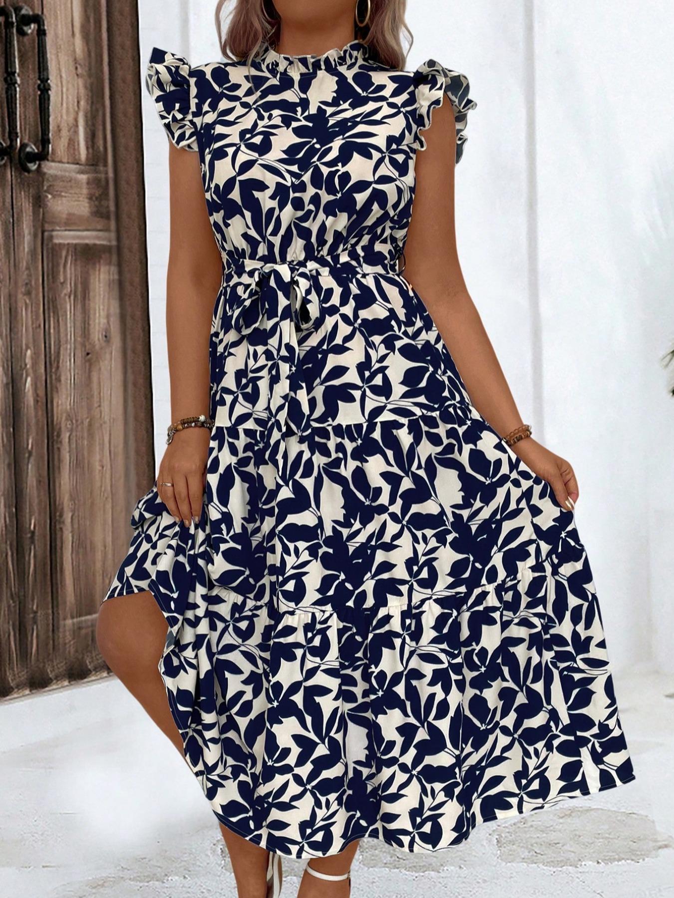 Plus Size Floral Print Ruched  - đánh giá và giá Romper Floral Print