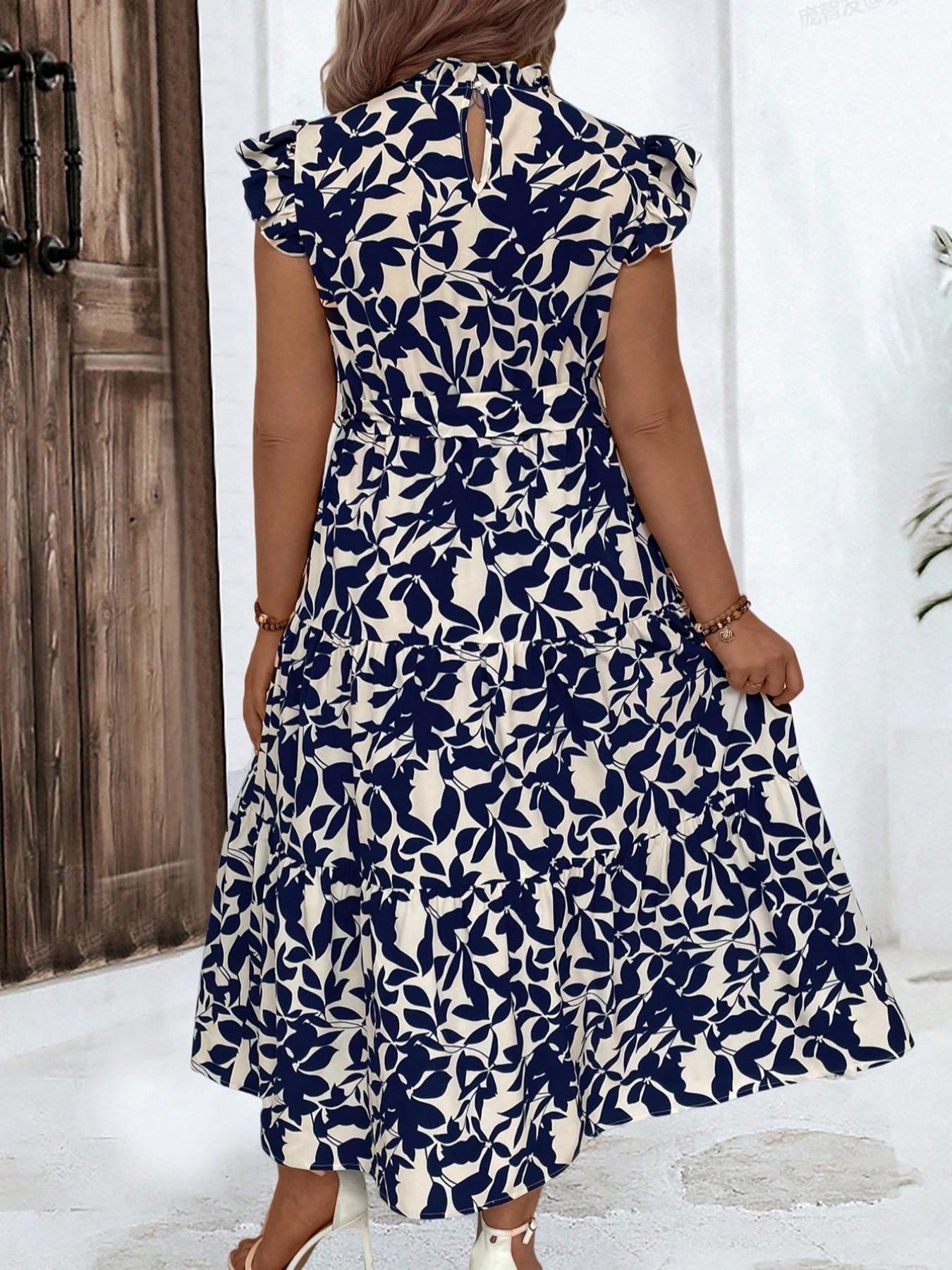 Plus Size Floral Print Ruched  - đánh giá và giá Romper Floral Print